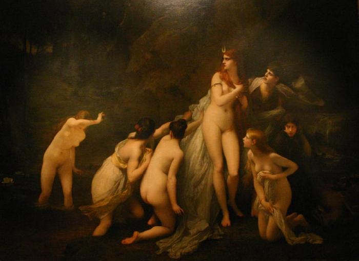 Jules Joseph Lefebvre Diana Surprised